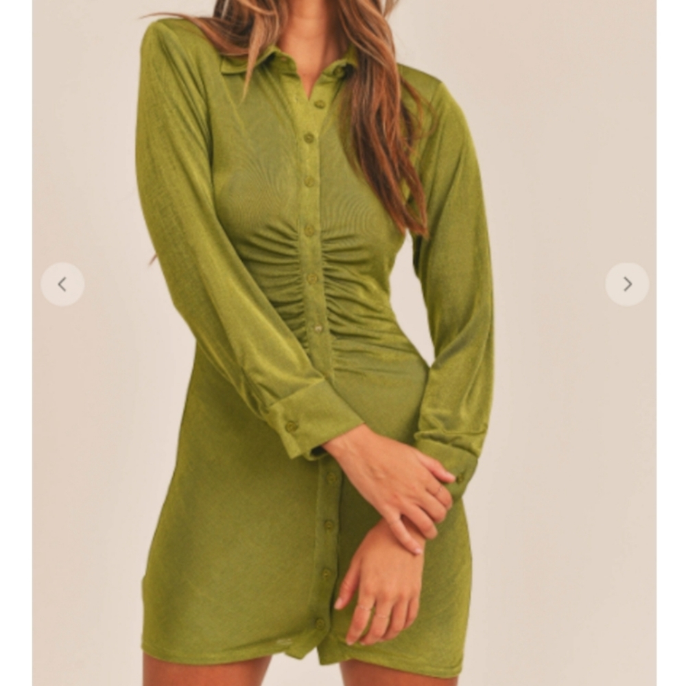 Mable Mina Slinky Button Dress